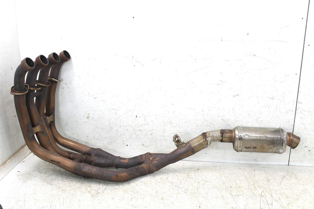 2002 Suzuki GSXR 750 Exhaust Head Pipe Manifold Silencer Muffler