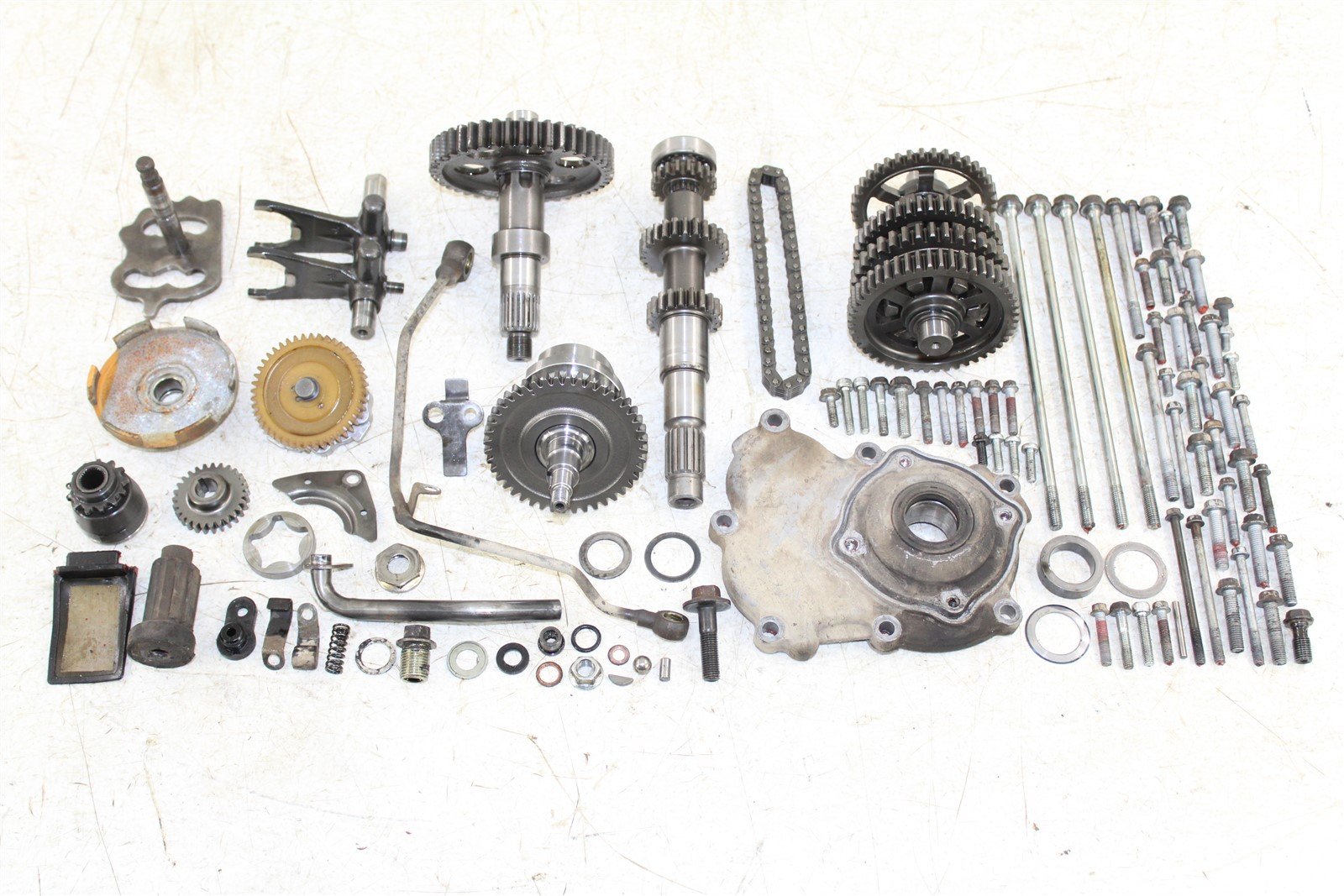 2001 Kawasaki Prairie 300 4x4 Transmission Gears Shift Shaft Forks Drum