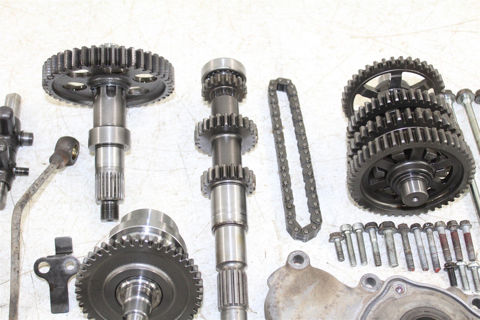 2001 Kawasaki Prairie 300 4x4 Transmission Gears Shift Shaft Forks Drum