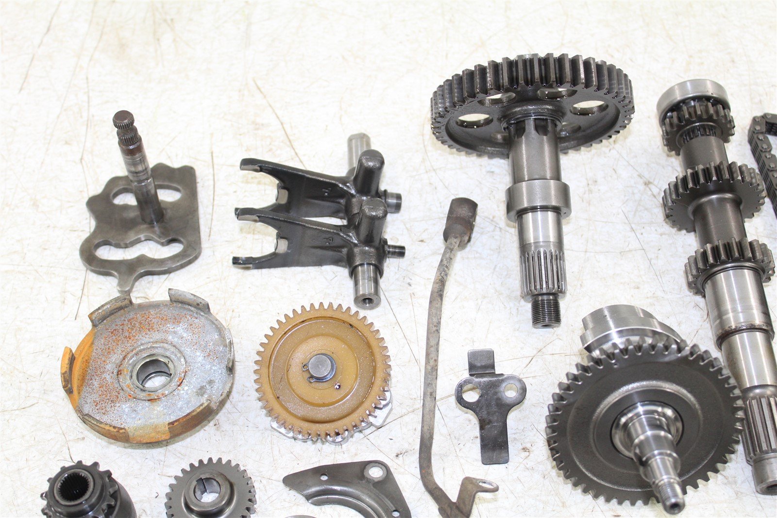 2001 Kawasaki Prairie 300 4x4 Transmission Gears Shift Shaft Forks Drum