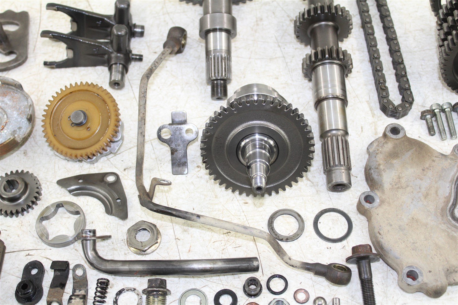 2001 Kawasaki Prairie 300 4x4 Transmission Gears Shift Shaft Forks Drum