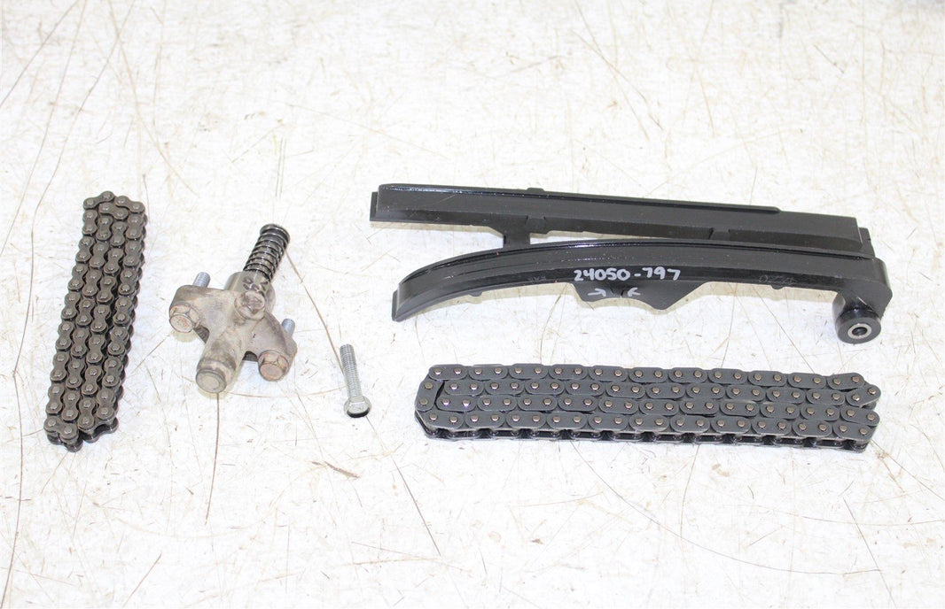 2001 Kawasaki Prairie 300 4x4 Timing Chain Guide Slides w/ Camshaft Tensioner