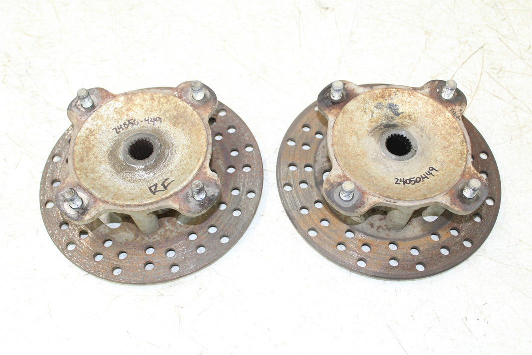 2001 Kawasaki Prairie 300 4x4 Front Hubs Brake Rotors