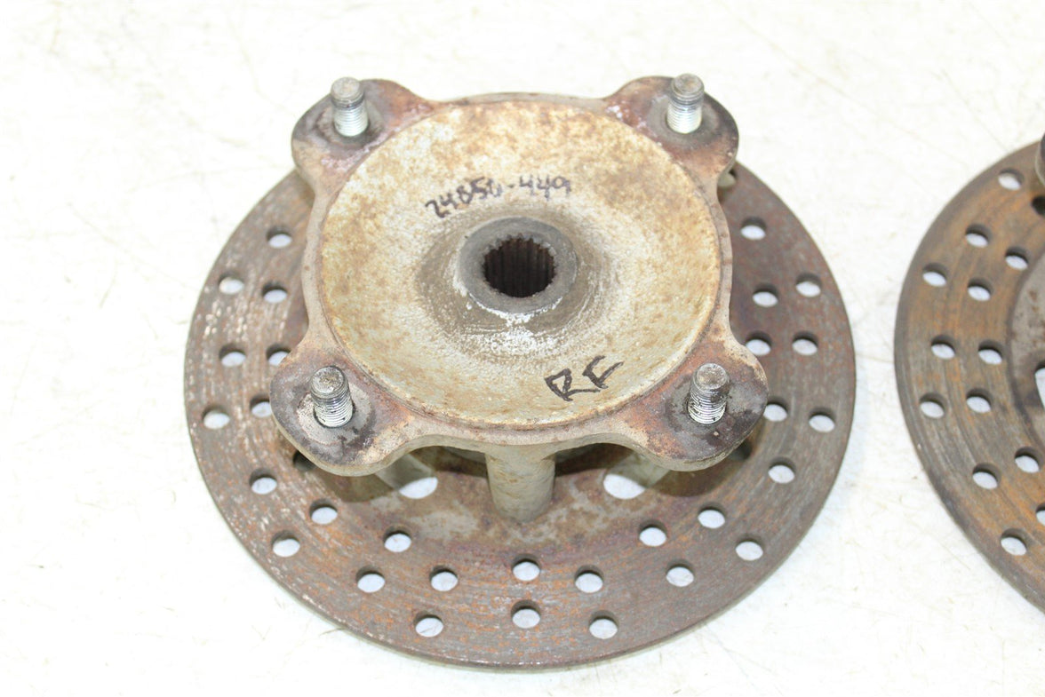 2001 Kawasaki Prairie 300 4x4 Front Hubs Brake Rotors