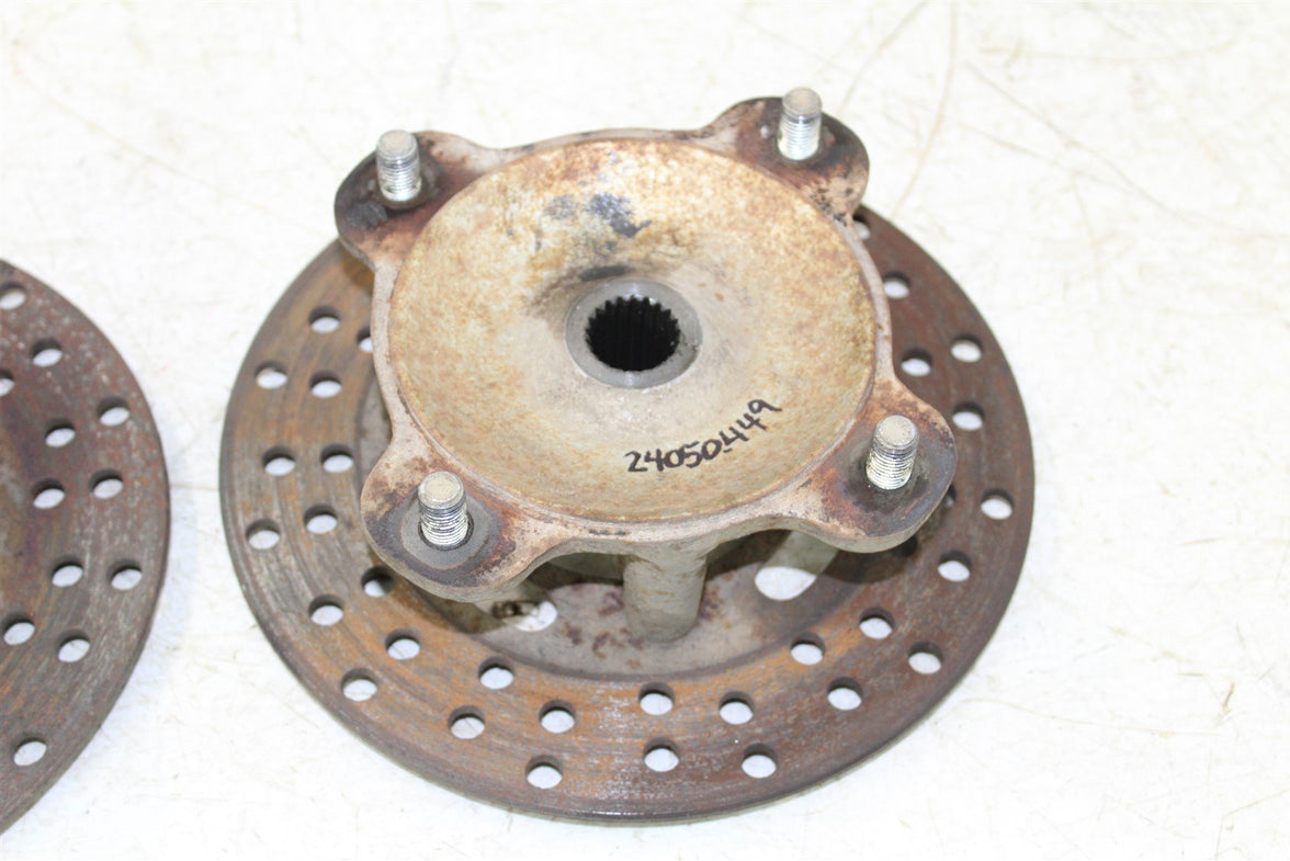 2001 Kawasaki Prairie 300 4x4 Front Hubs Brake Rotors