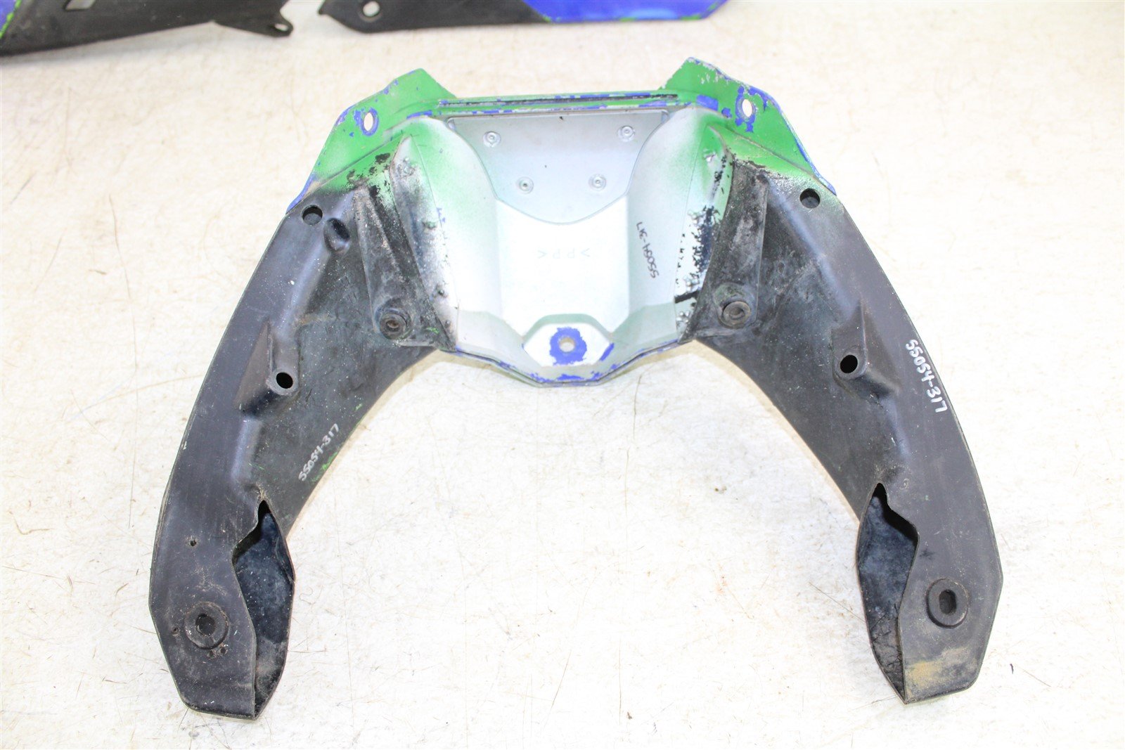 2017 Yamaha YZ 250FX Air Box Cover Ducts Right Tank Shroud Rear Number Plates