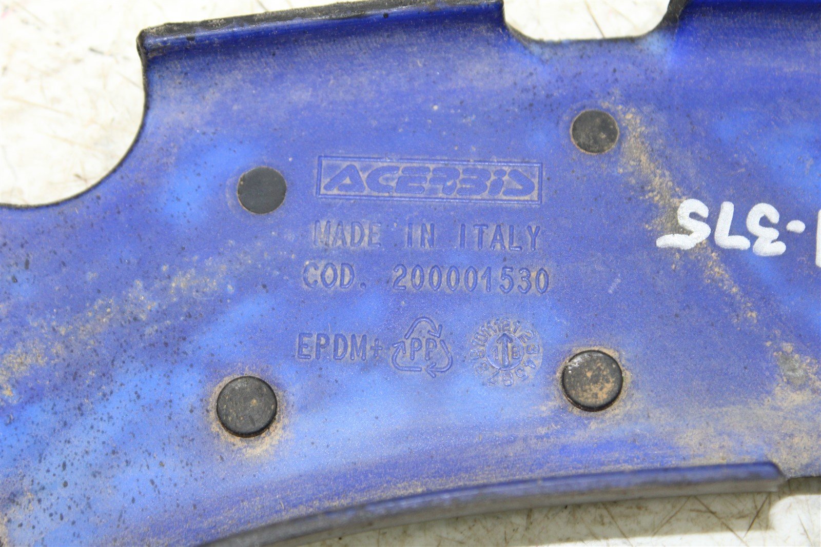 2017 Yamaha YZ 250FX Acerbis Right Side Frame Guard