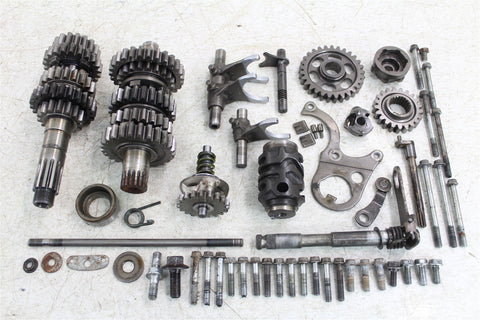 2001 Honda CR 250R Transmission Gears Shift Shaft Forks Drum