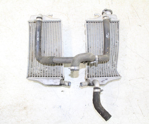 2002 Honda CR 250R Radiator Set w/ Coolant Hoses