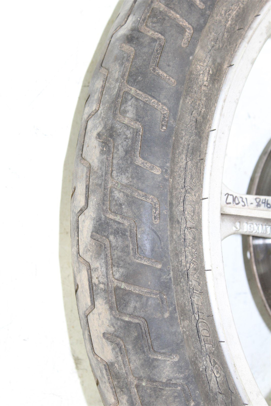 1990 Kawasaki Vulcan 750 Front Wheel Rim w/ Brake Rotors