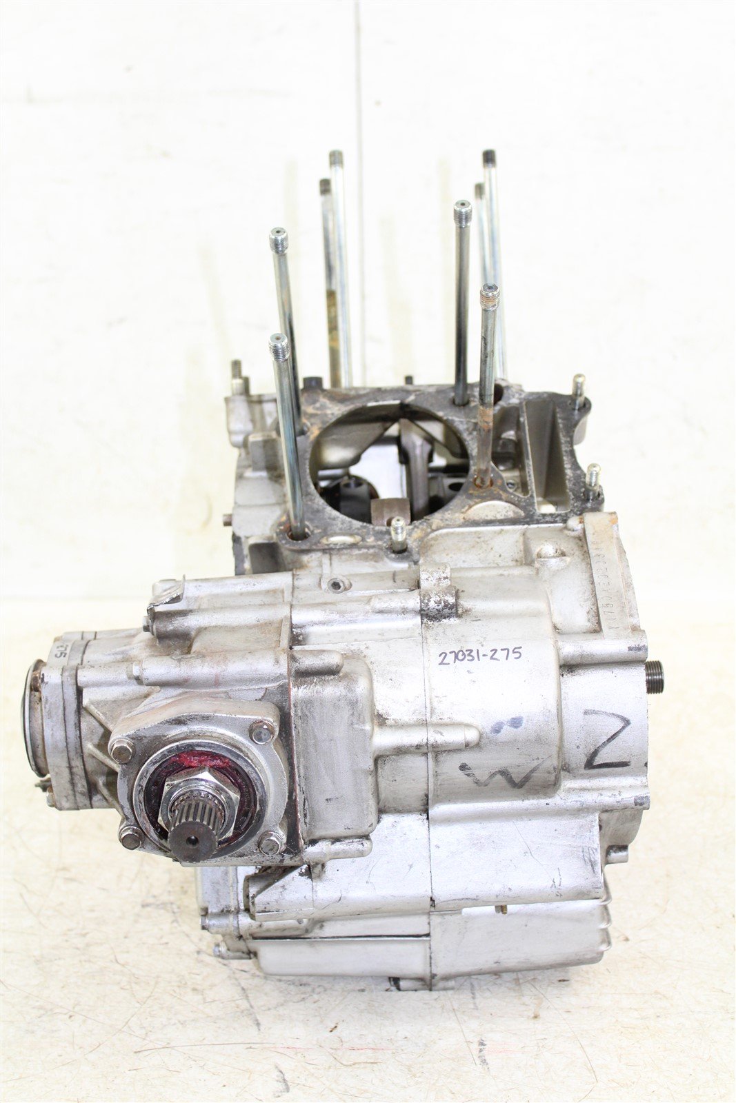 1990 Kawasaki Vulcan 750 Engine Bottom Lower End Cases Crankshaft Transmission