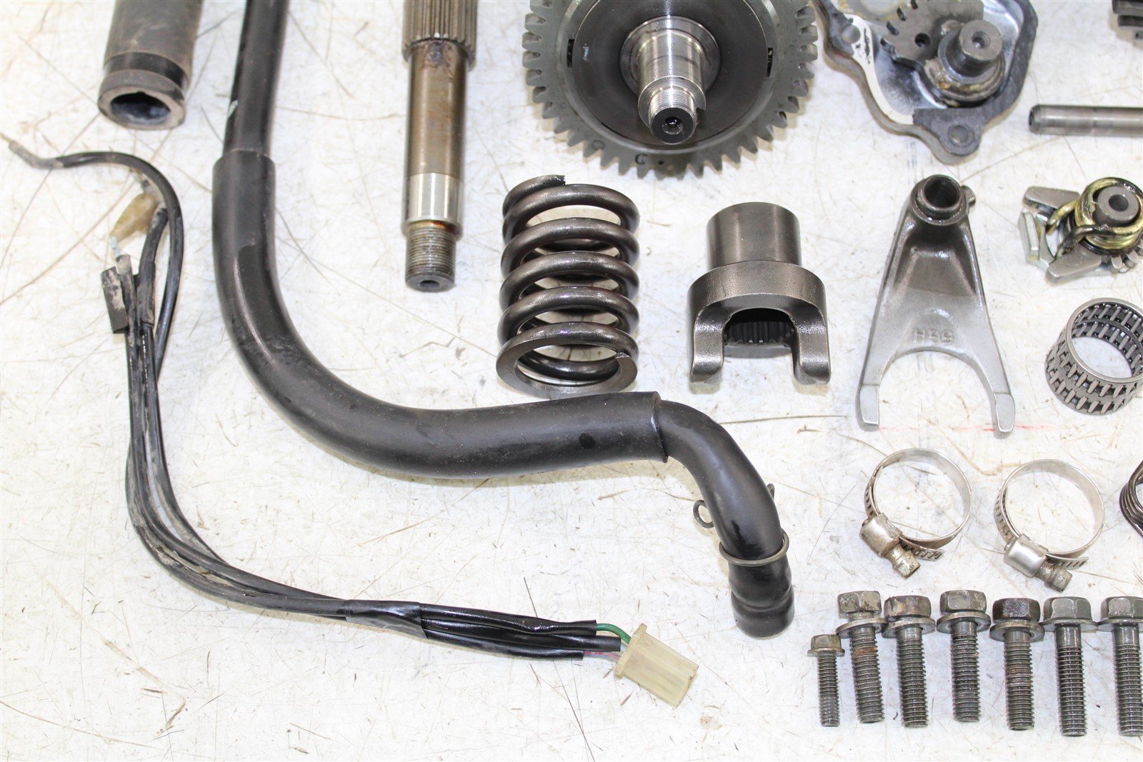 2000 Yamaha Kodiak 400 4x4 Transmission Gears Shift Shaft Forks Drum Bevel Gear