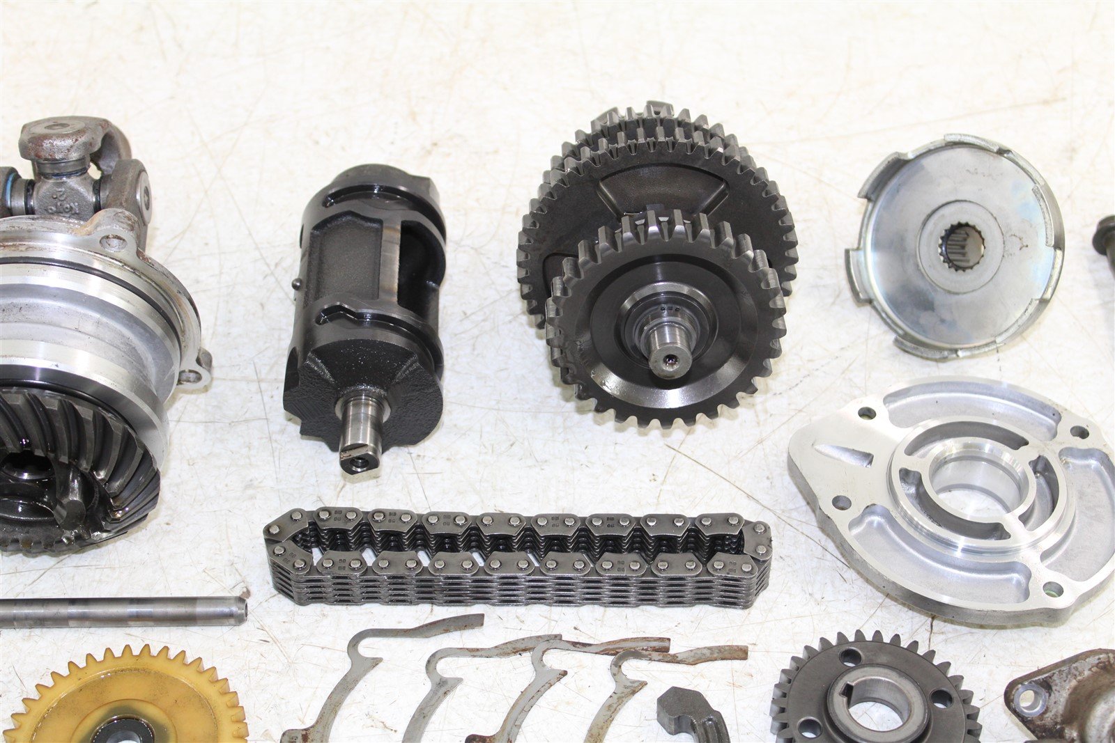 2000 Yamaha Kodiak 400 4x4 Transmission Gears Shift Shaft Forks Drum Bevel Gear