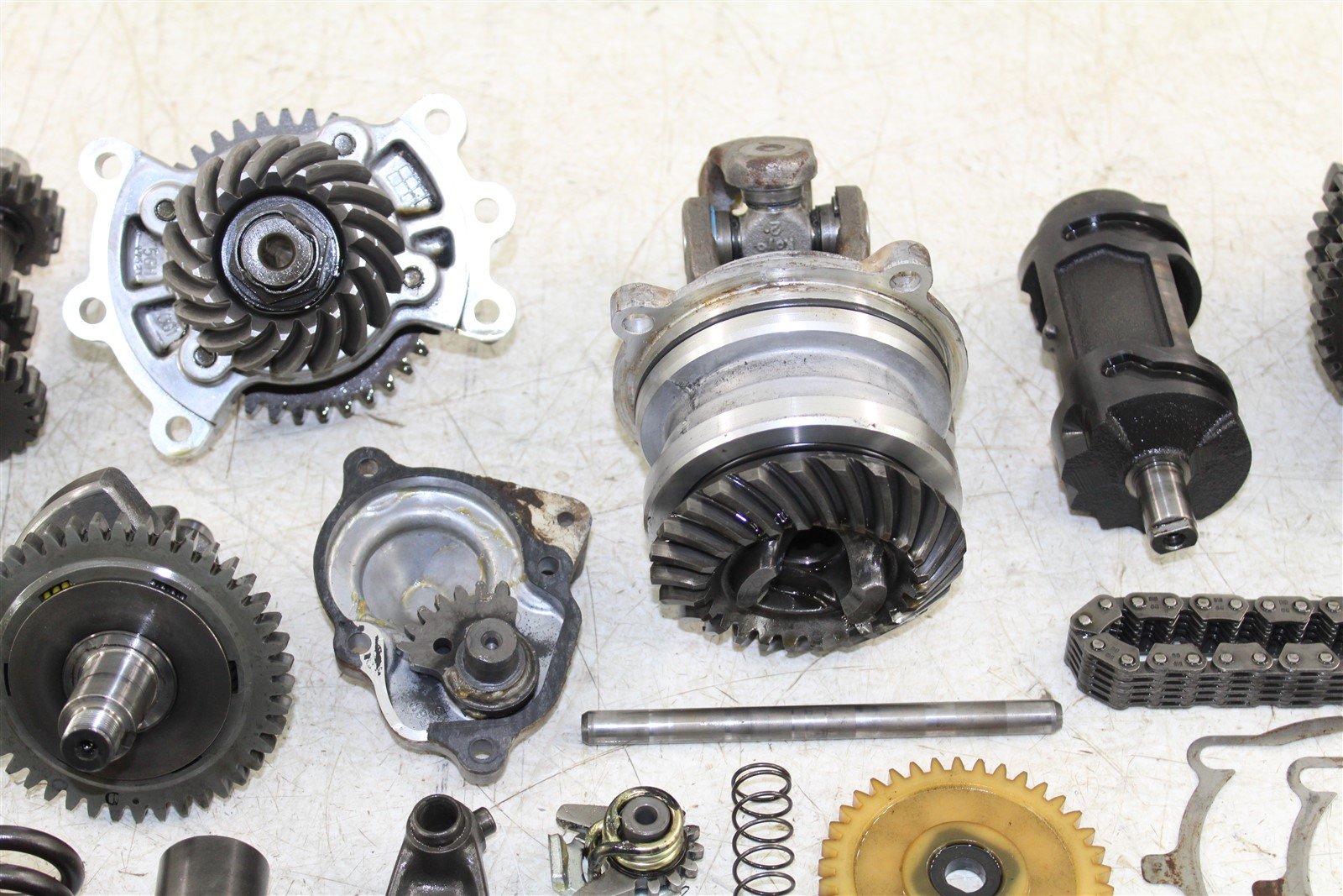 2000 Yamaha Kodiak 400 4x4 Transmission Gears Shift Shaft Forks Drum Bevel Gear