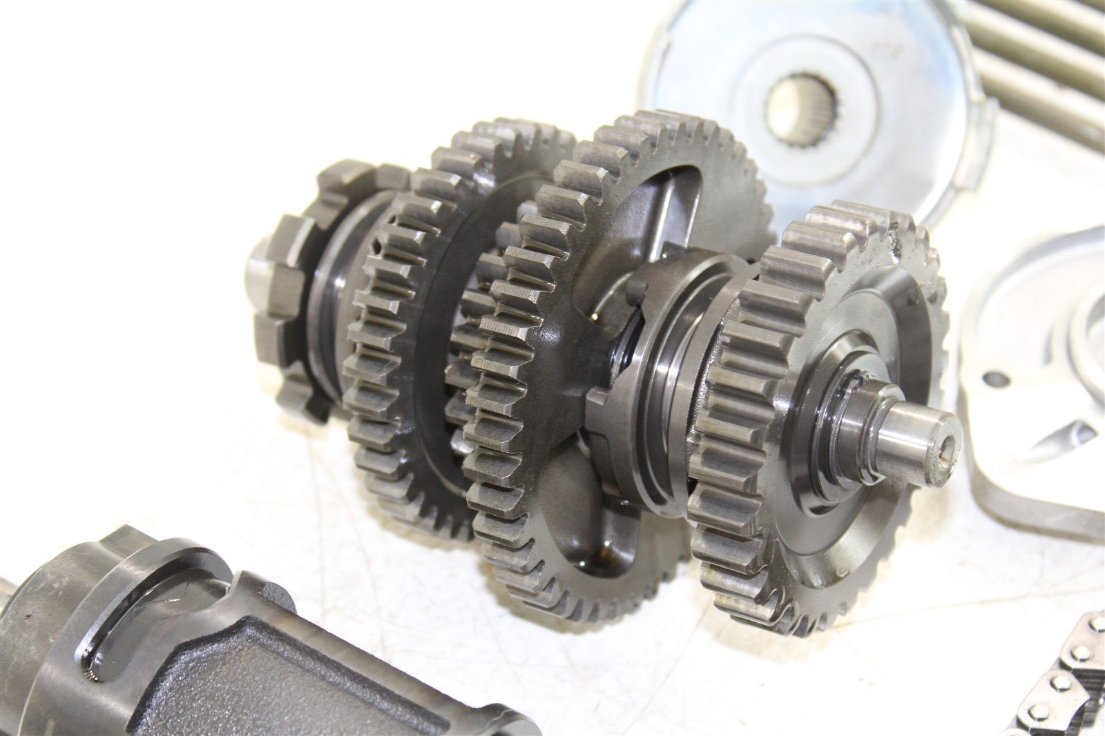 2000 Yamaha Kodiak 400 4x4 Transmission Gears Shift Shaft Forks Drum Bevel Gear