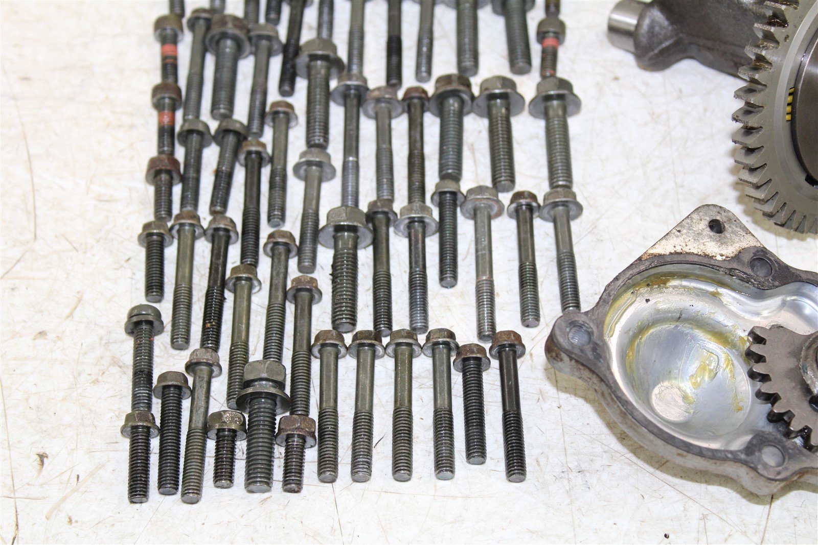 2000 Yamaha Kodiak 400 4x4 Transmission Gears Shift Shaft Forks Drum Bevel Gear