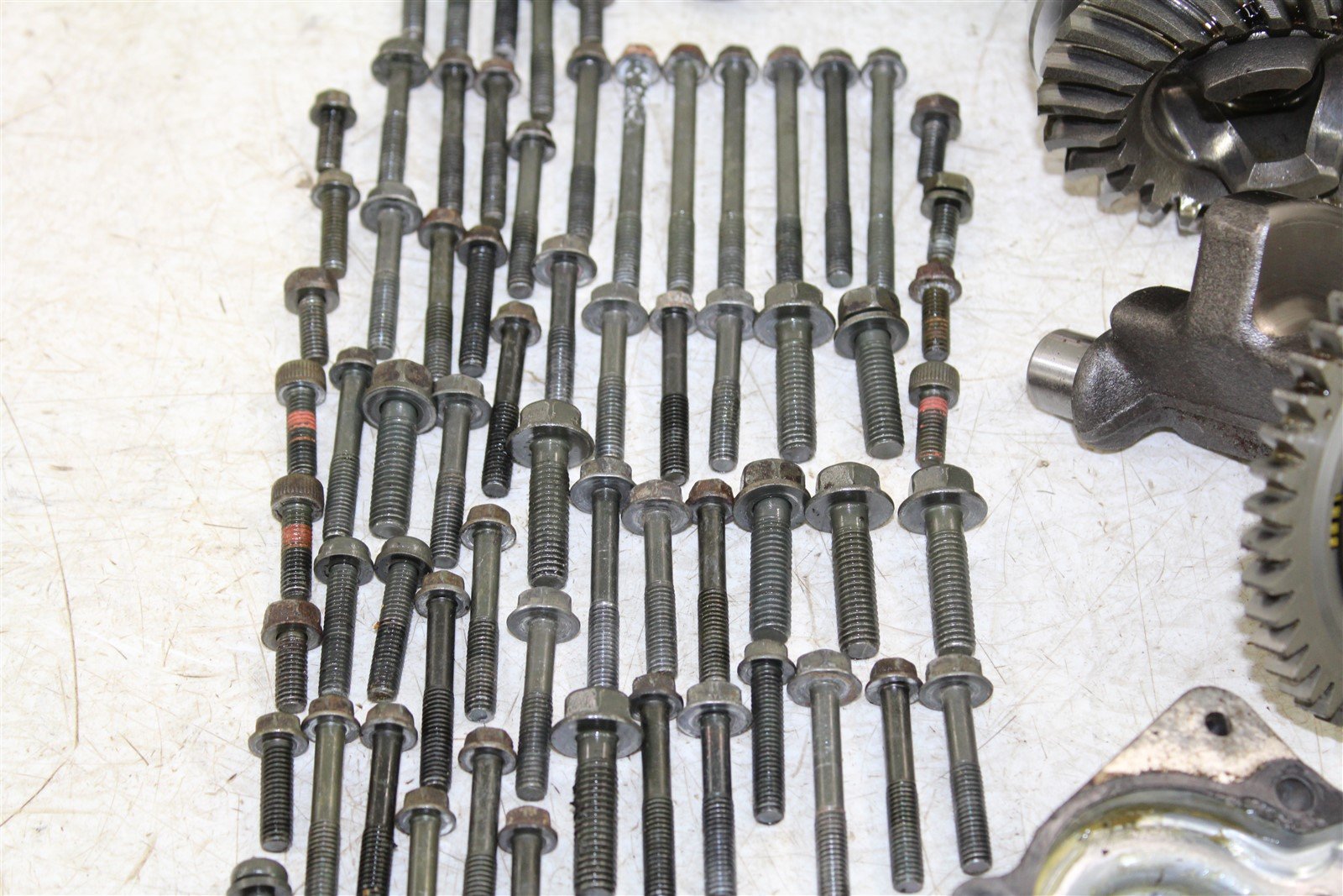 2000 Yamaha Kodiak 400 4x4 Transmission Gears Shift Shaft Forks Drum Bevel Gear