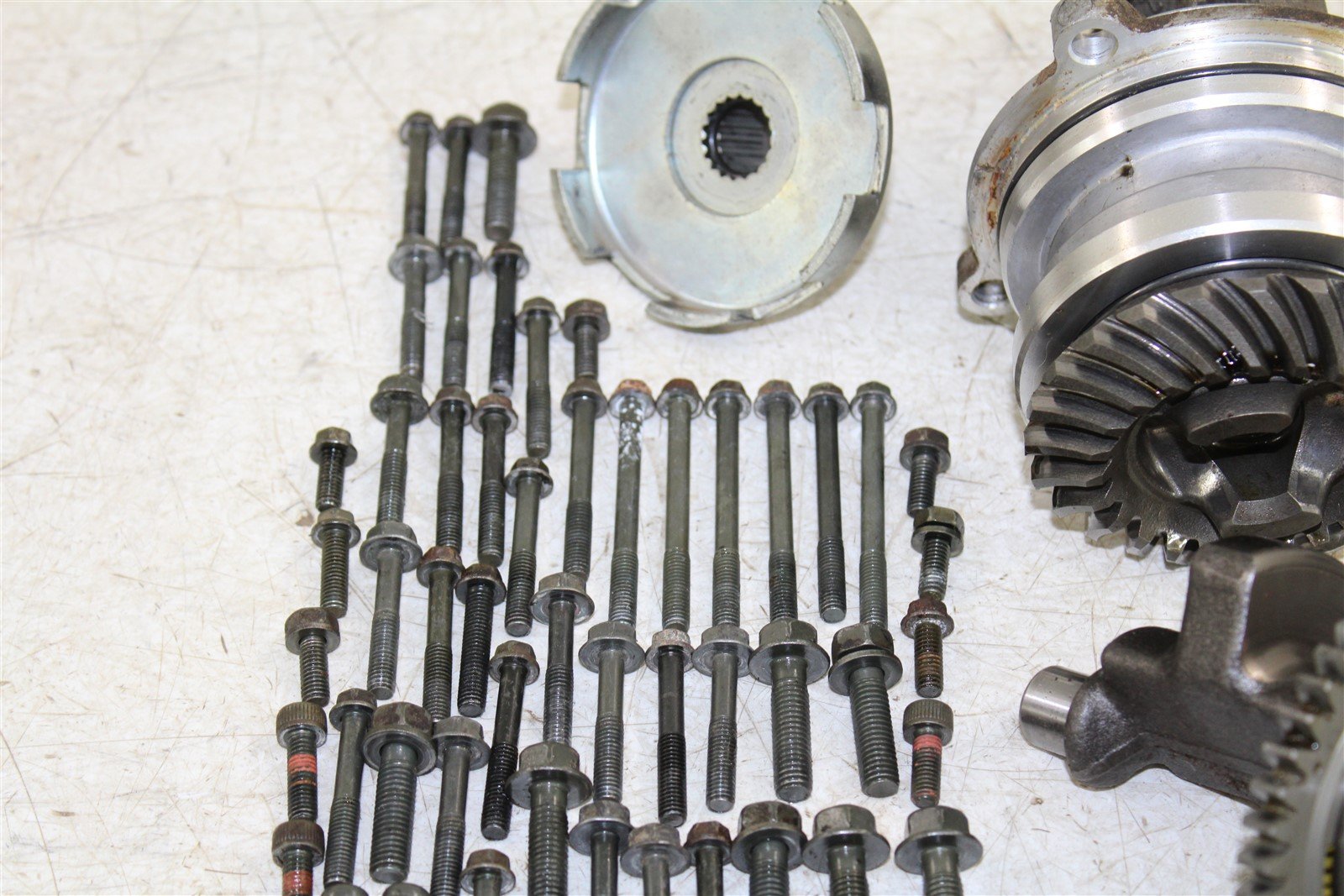 2000 Yamaha Kodiak 400 4x4 Transmission Gears Shift Shaft Forks Drum Bevel Gear