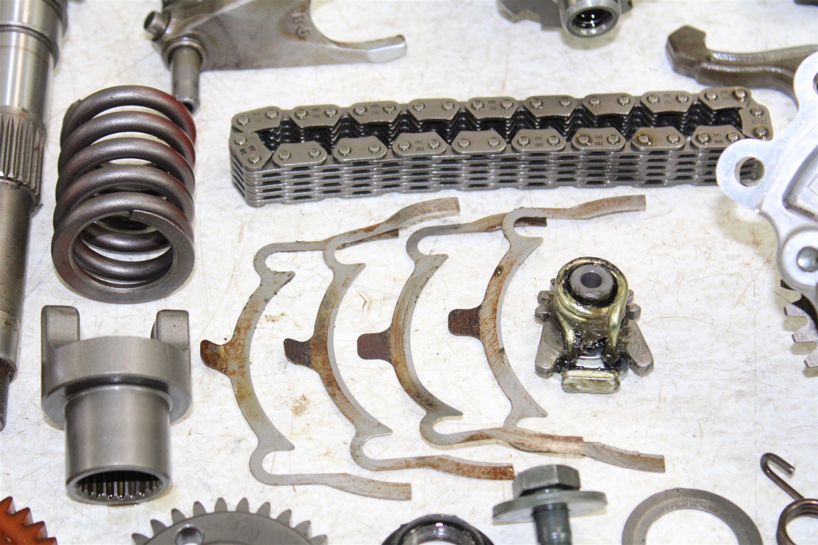 2000 Yamaha Kodiak 400 4x4 Transmission Gears Shift Shaft Forks Drum Bevel Gear