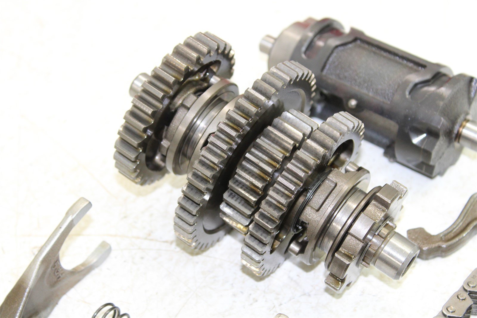 2000 Yamaha Kodiak 400 4x4 Transmission Gears Shift Shaft Forks Drum Bevel Gear