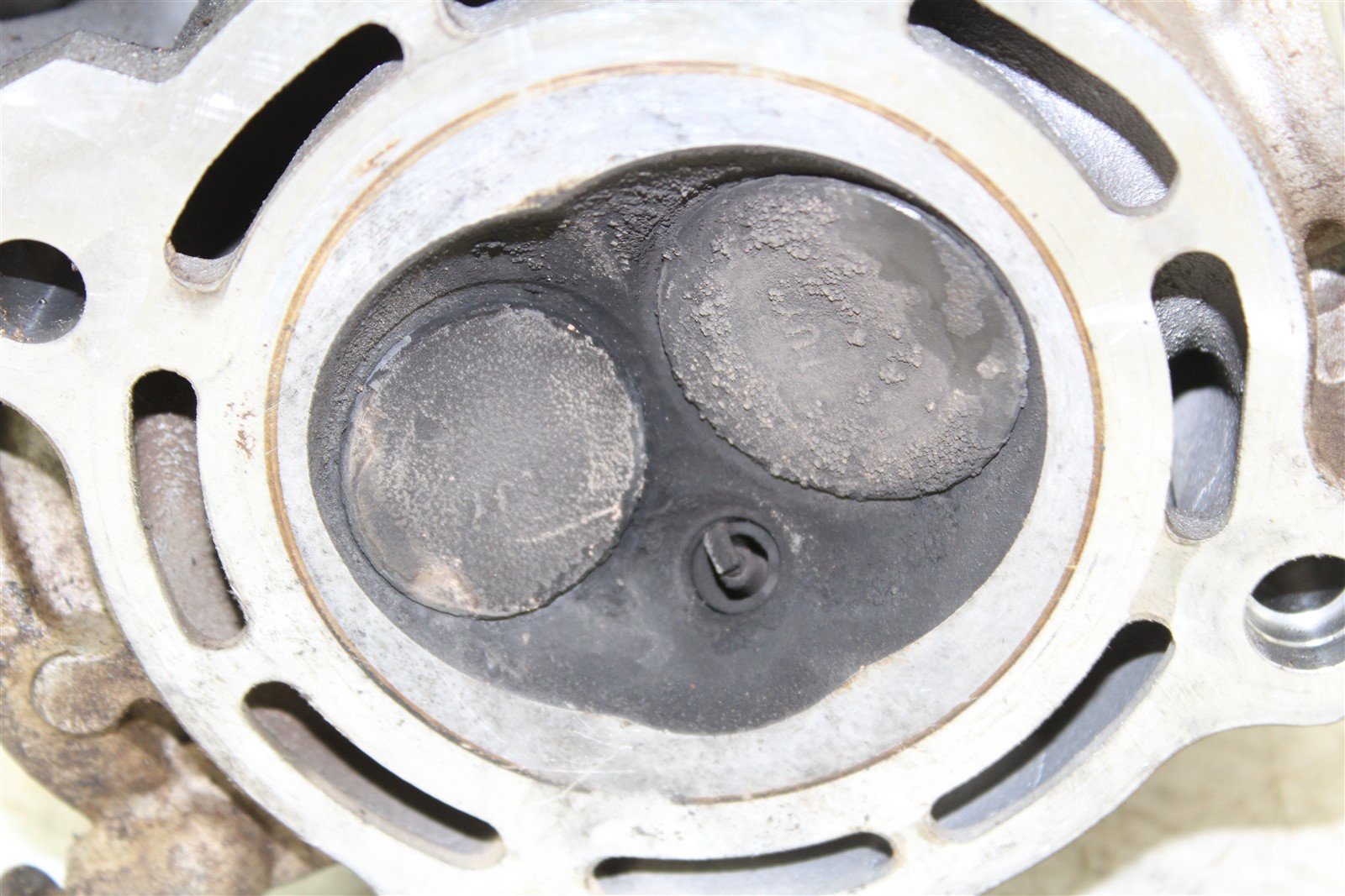 2000 Yamaha Kodiak 400 4x4 Cylinder Head w/ Camshaft Valve Cover Intake Exhaust