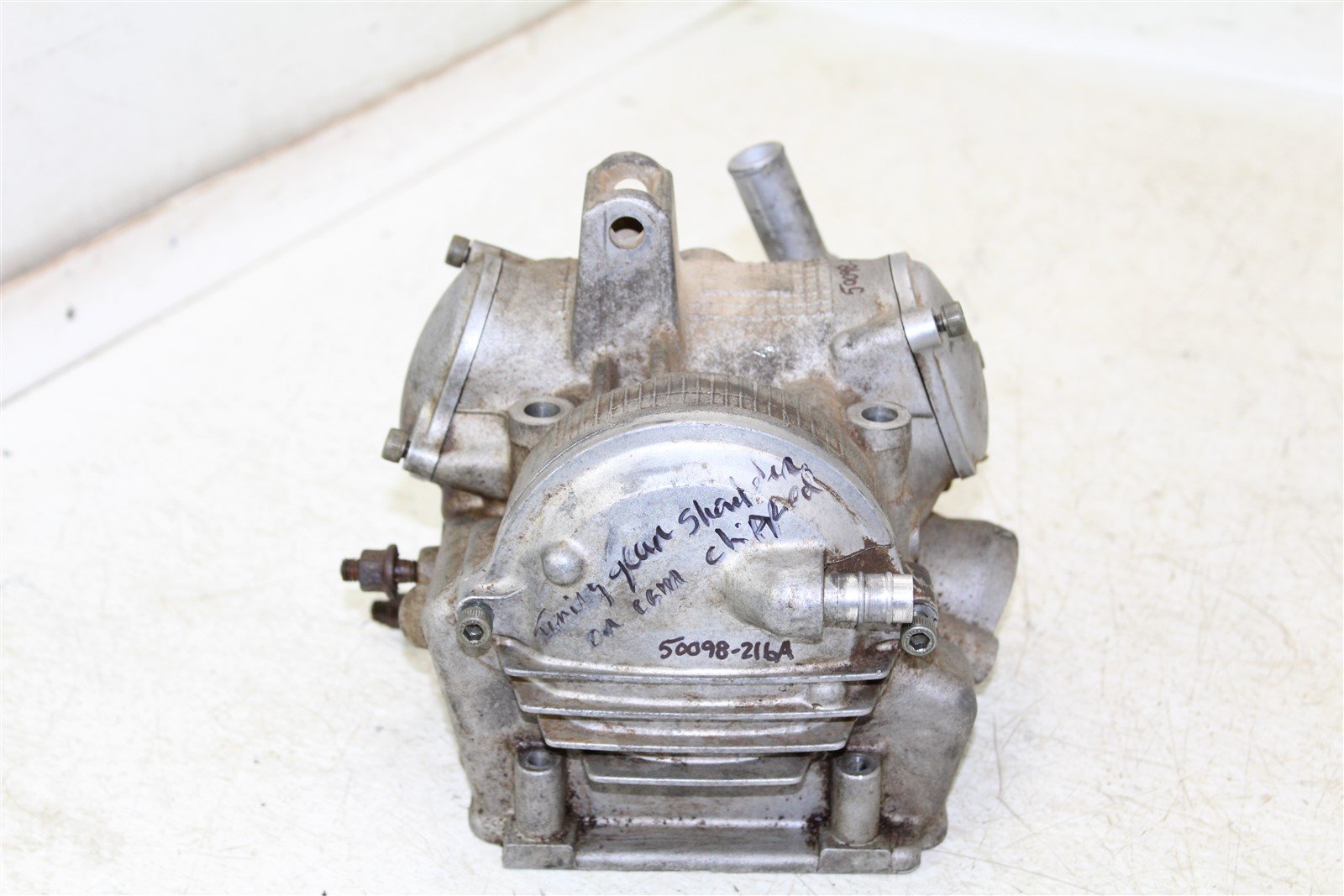 2000 Yamaha Kodiak 400 4x4 Cylinder Head w/ Camshaft Valve Cover Intake Exhaust