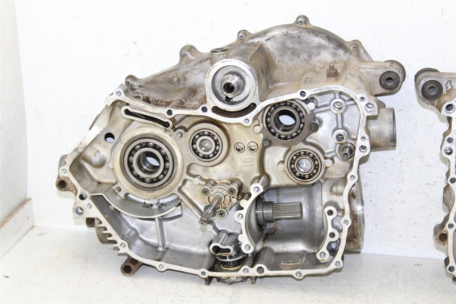 2000 Yamaha Kodiak 400 4x4 Engine Cases Crankcase Left Right