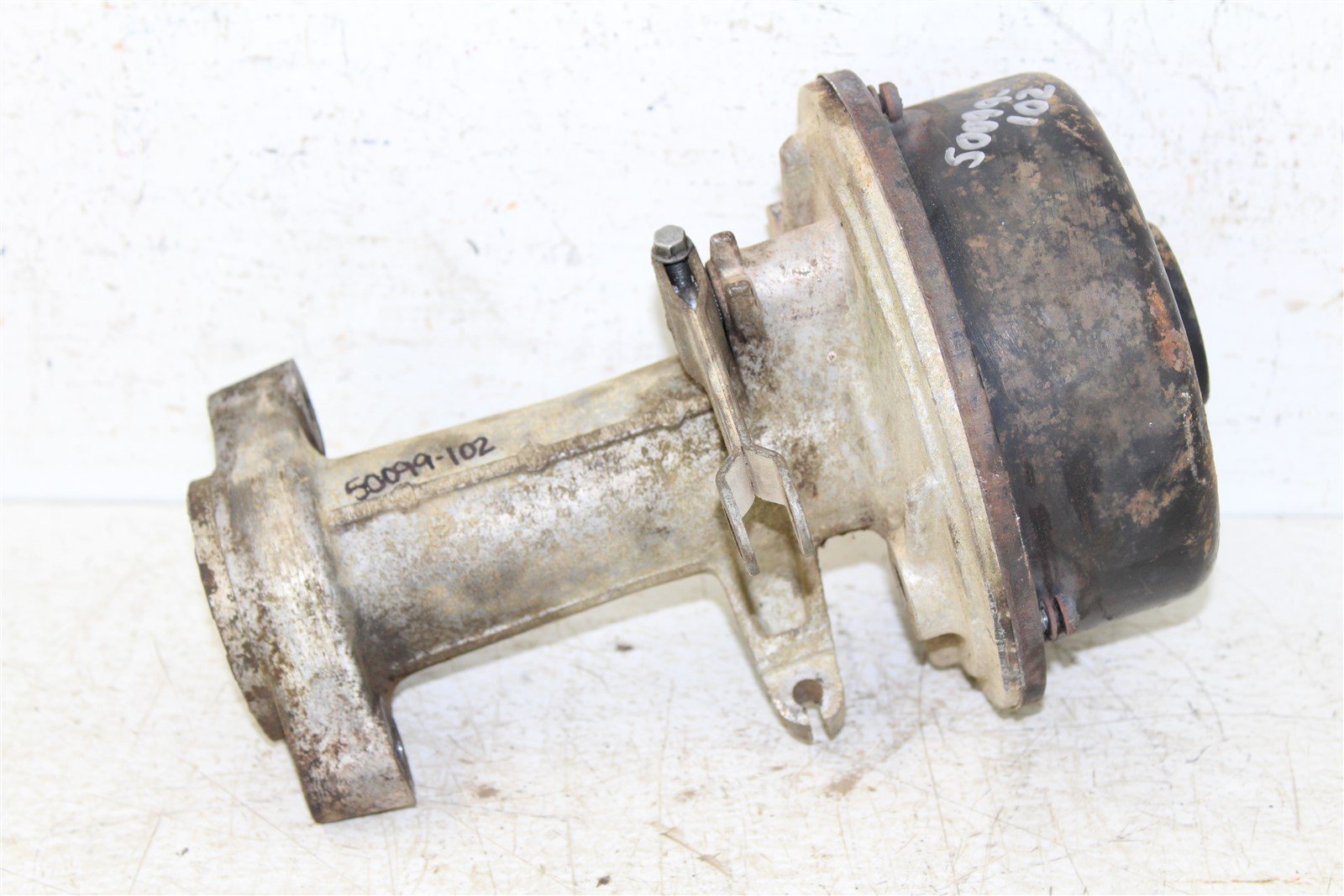 1989 Yamaha Breeze 125 Rear Axle Carrier Brake Drum Hub Assembly
