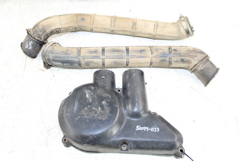 1989 Yamaha Breeze 125 Outer Clutch Cover Air Intake Ducts Tubes Boots