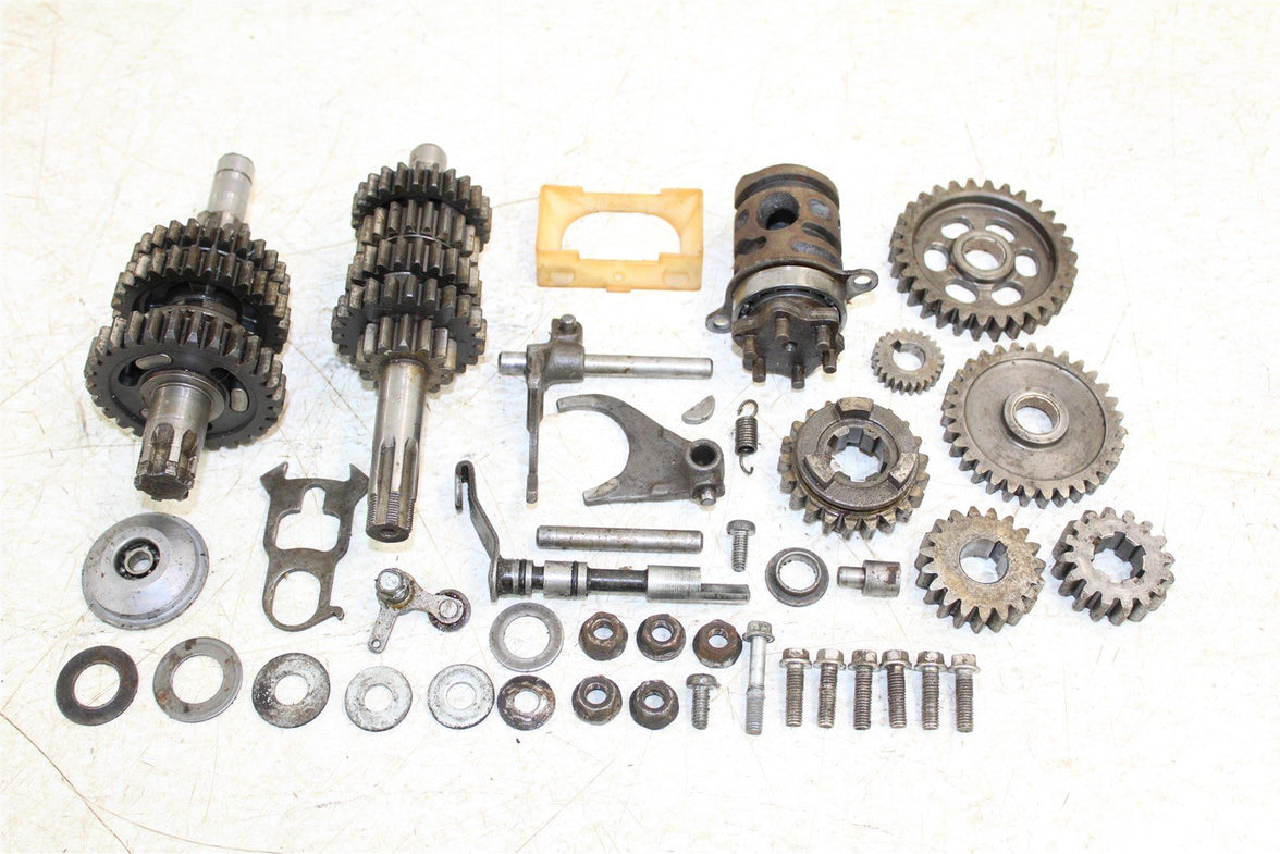 1984 Kawasaki KX 125 Transmission Gears Shift Shaft Forks Drum