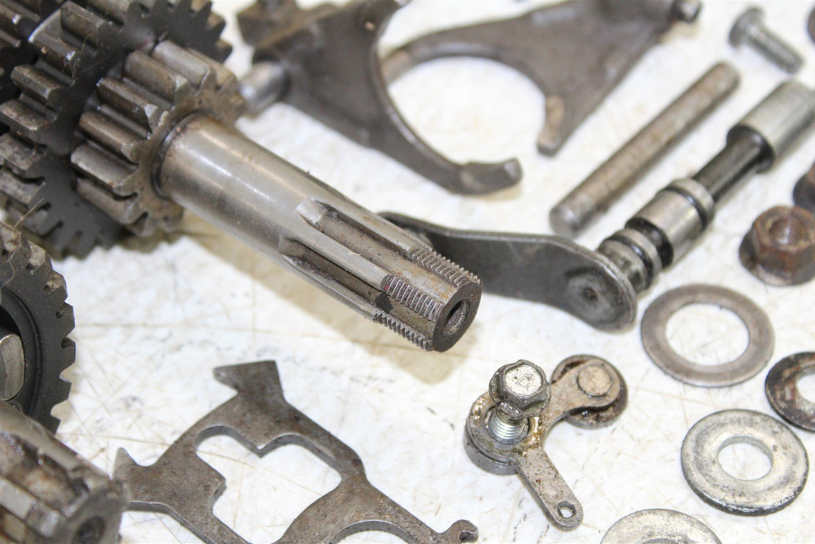 1984 Kawasaki KX 125 Transmission Gears Shift Shaft Forks Drum