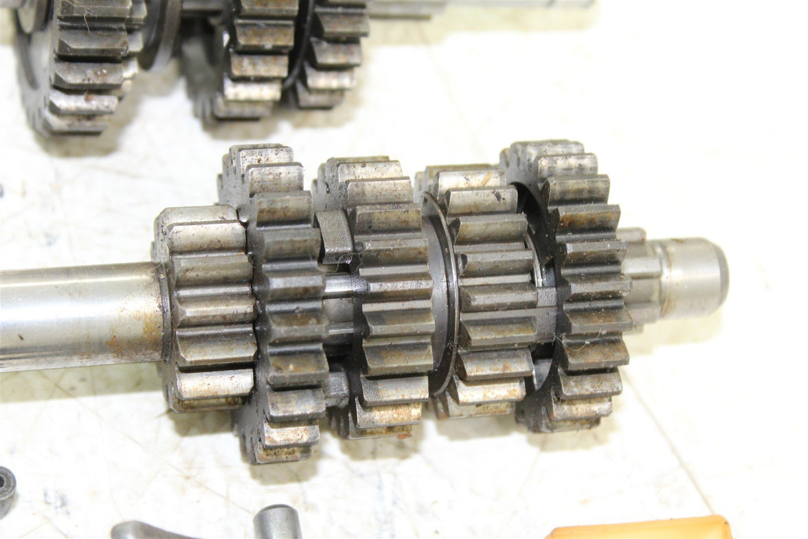 1984 Kawasaki KX 125 Transmission Gears Shift Shaft Forks Drum