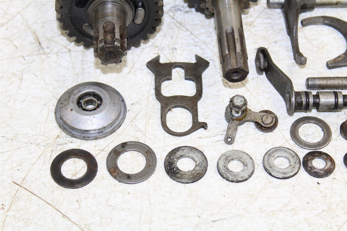 1984 Kawasaki KX 125 Transmission Gears Shift Shaft Forks Drum