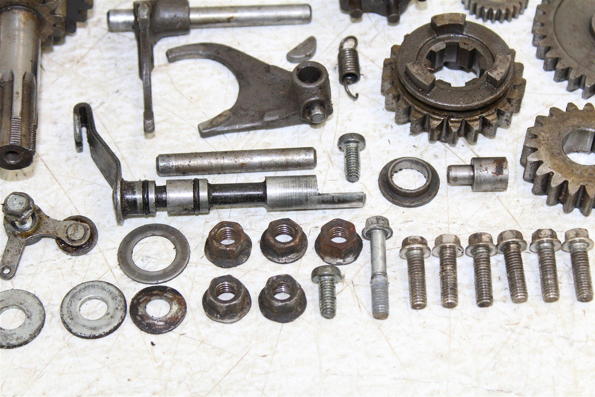 1984 Kawasaki KX 125 Transmission Gears Shift Shaft Forks Drum