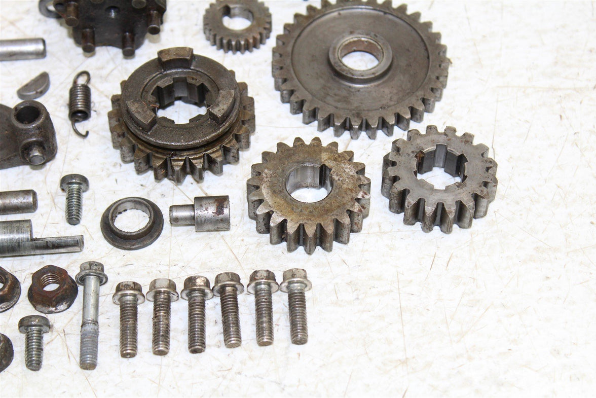 1984 Kawasaki KX 125 Transmission Gears Shift Shaft Forks Drum