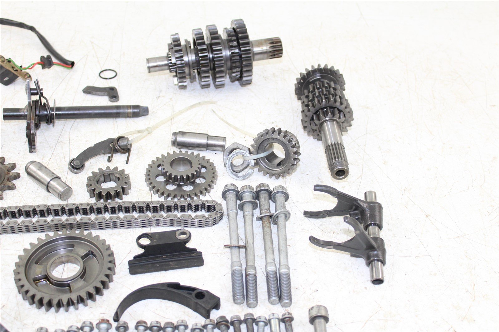 2006 KTM 250 SXF Transmission Gears Shift Shaft Forks Drum