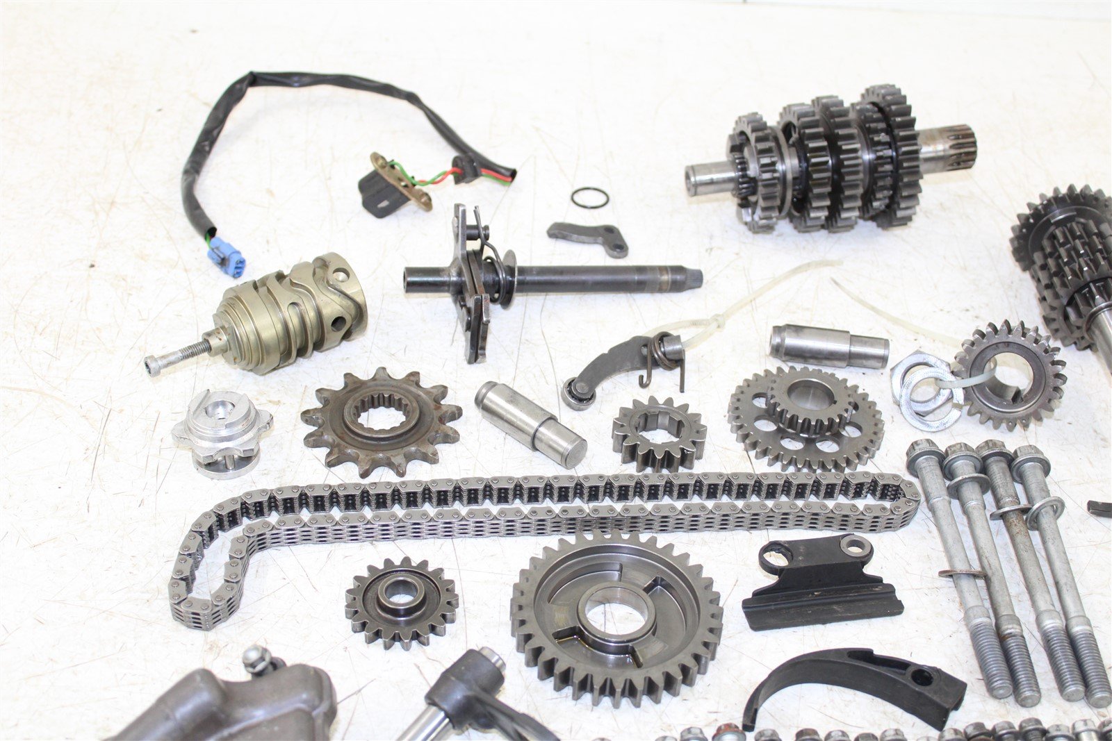 2006 KTM 250 SXF Transmission Gears Shift Shaft Forks Drum