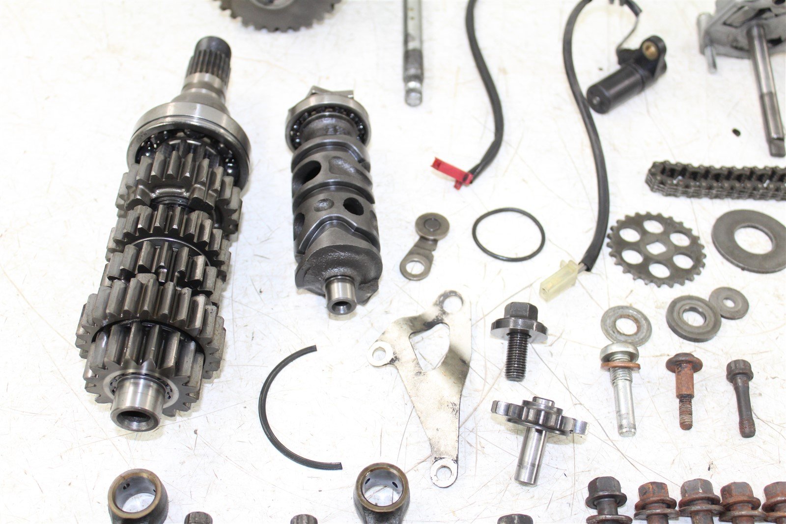 2005 Honda CBR 600RR Transmission Gears Shift Shaft Forks Drum