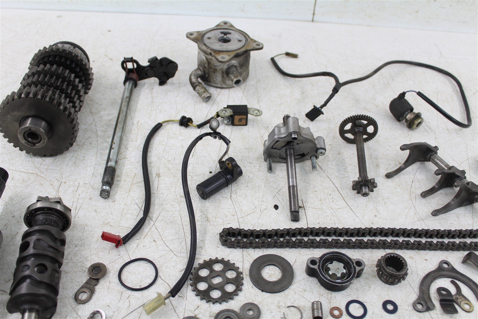 2005 Honda CBR 600RR Transmission Gears Shift Shaft Forks Drum