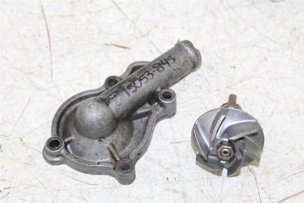 2003 Honda CRF 450R Water Pump Cover w/ Impeller & Gear
