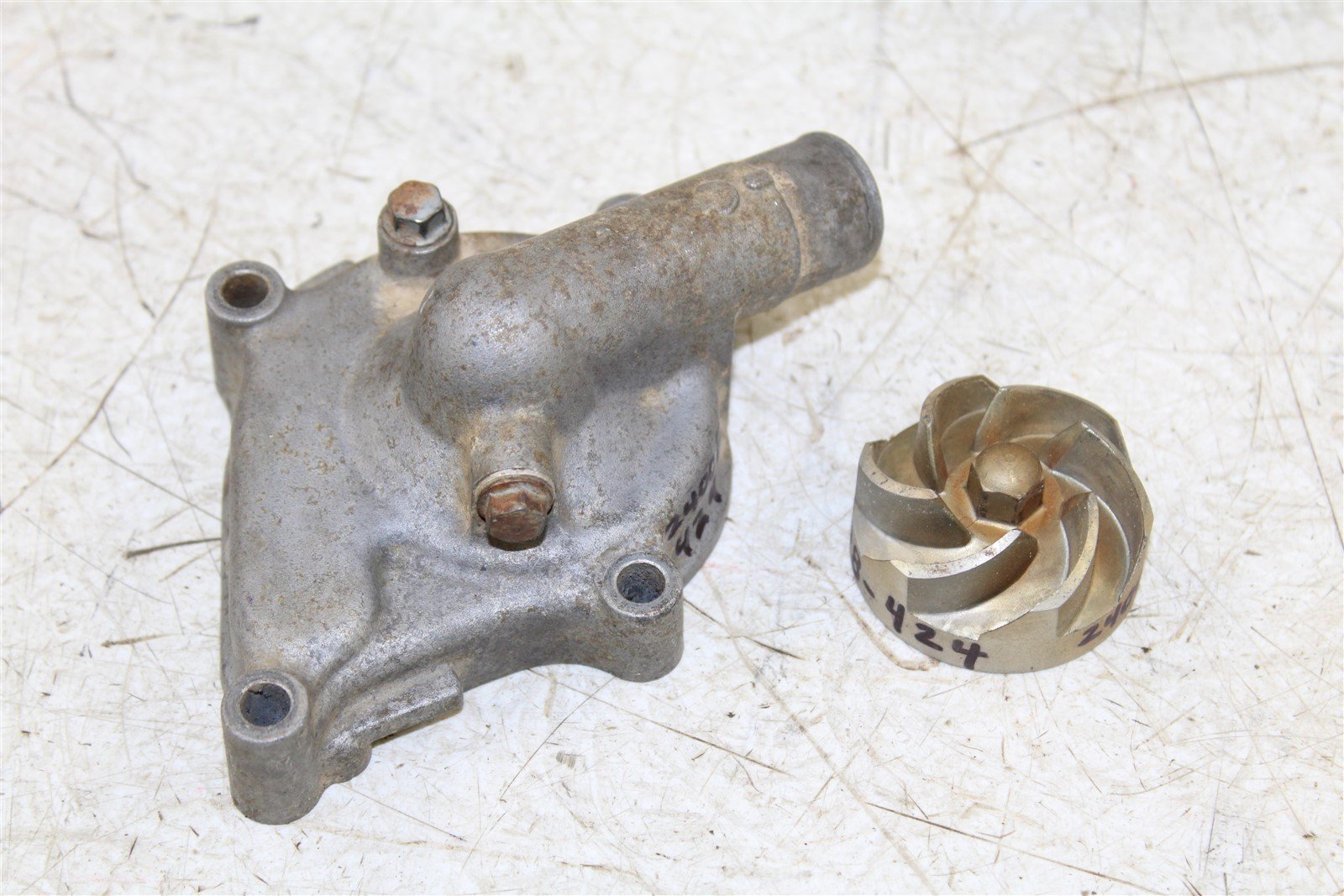 2005 Kawasaki Brute Force 750 Water Pump Cover w/ Impeller