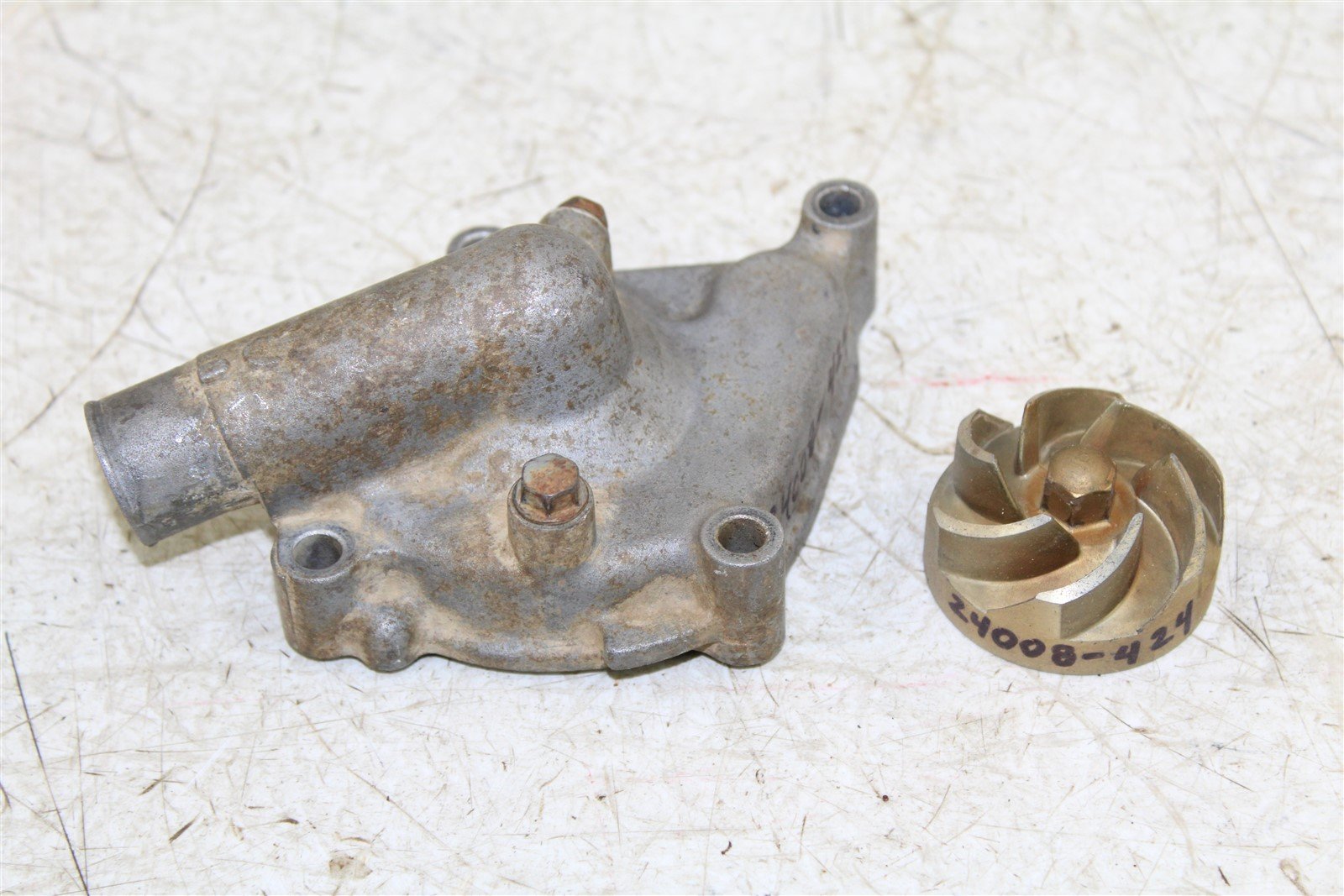 2005 Kawasaki Brute Force 750 Water Pump Cover w/ Impeller