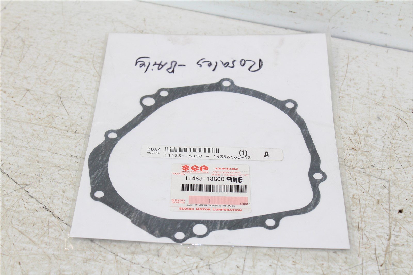 Suzuki OEM Magneto Gasket GSXR750 GSXS1000 GSXS750 GSXR1000 GSXR600 11483-18G00