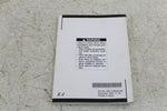Suzuki GSXR 600 Owners Manual Book 99011-29G50-03A
