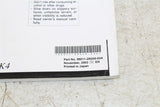 Suzuki GSXR 600 Owners Manual Book 99011-29G50-03A