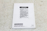 Suzuki GSXR 1000 Owners Manual Book 99011-47H52-03A