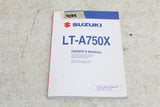 Suzuki LT-A750X Owners Manual Book 99011-31G60-03A
