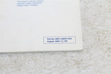 Suzuki GSXR 600 Owners Manual Book 99011-29G51-03A