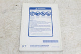 OEM Suzuki LT-A700X Owner's Manual 99011-31G52-03A