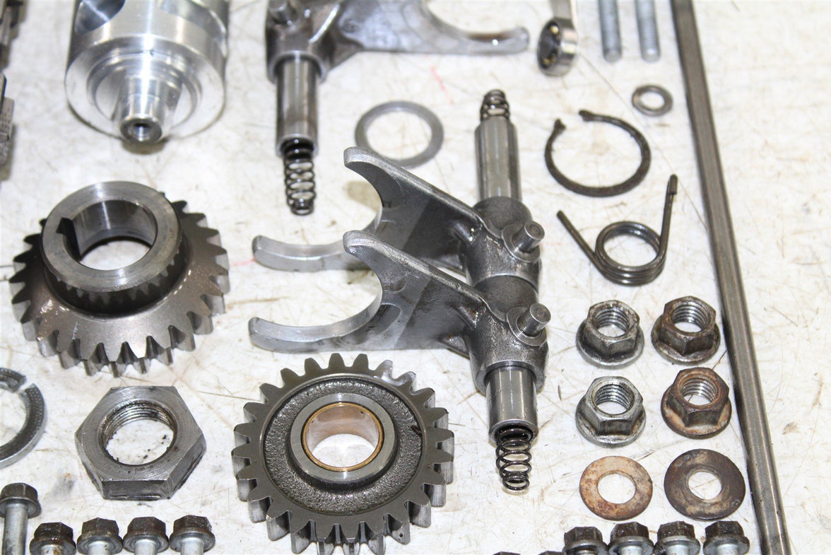 2001 KTM 300 EXC Transmission Gears Shift Shaft Forks Drum